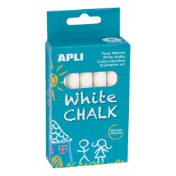 White chalks 10 pieces - APL-14576 - APLI - Chalks - Le Nuage de Charlotte