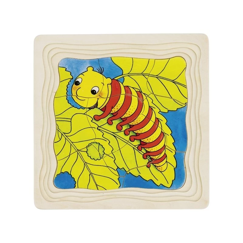Puzzle caterpillar - GOK-8657523 - Goki - Wooden Puzzles - Le Nuage de Charlotte