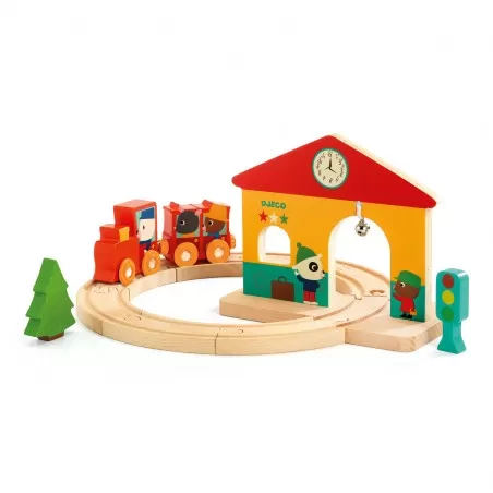 Minitrain - DJE-DJ06389 - DJECO - Garages and accessories - Le Nuage de Charlotte