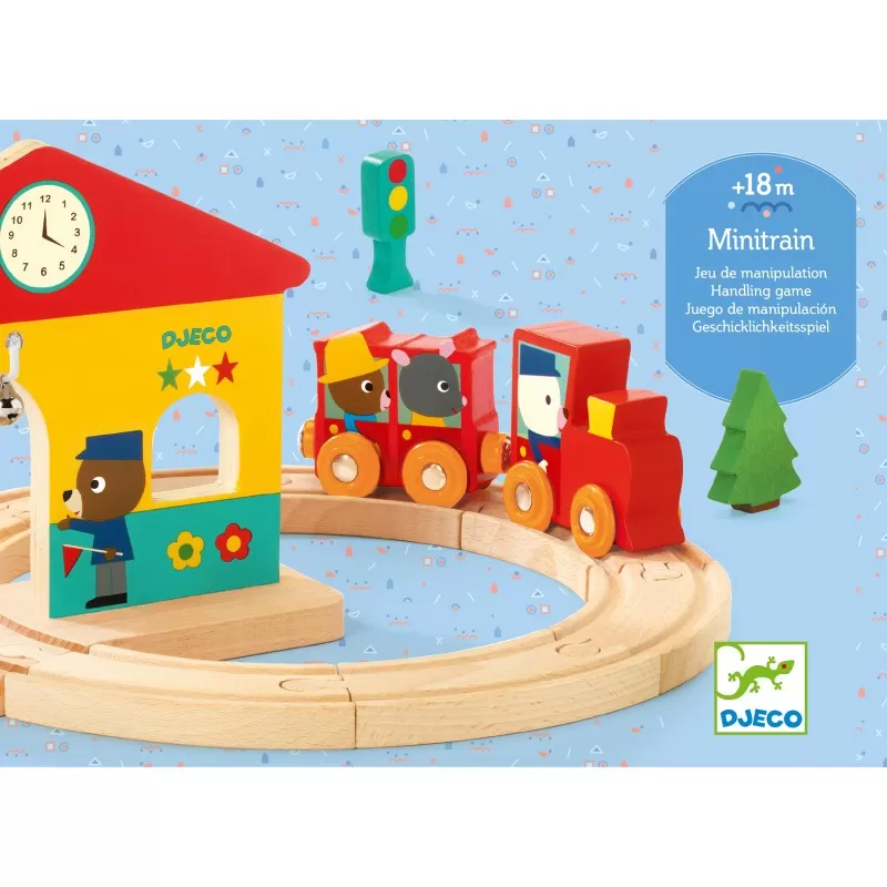 Minitrain - DJE-DJ06389 - DJECO - Garages and accessories - Le Nuage de Charlotte