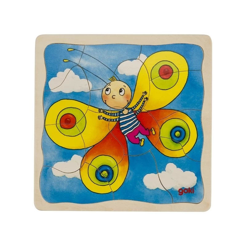 Puzzle caterpillar - GOK-8657523 - Goki - Wooden Puzzles - Le Nuage de Charlotte