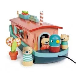 Little Otter Canal Boat - TLT-8339 - Tender Leaf Toys - Figures and accessories - Le Nuage de Charlotte