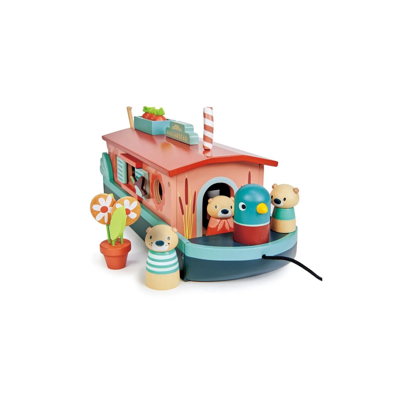 Little Otter Canal Boat - TLT-8339 - Tender Leaf Toys - Figures and accessories - Le Nuage de Charlotte
