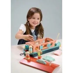 Little Otter Canal Boat - TLT-8339 - Tender Leaf Toys - Figures and accessories - Le Nuage de Charlotte