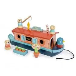 Little Otter Canal Boat - TLT-8339 - Tender Leaf Toys - Figures and accessories - Le Nuage de Charlotte