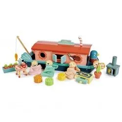 Little Otter Canal Boat - TLT-8339 - Tender Leaf Toys - Figures and accessories - Le Nuage de Charlotte