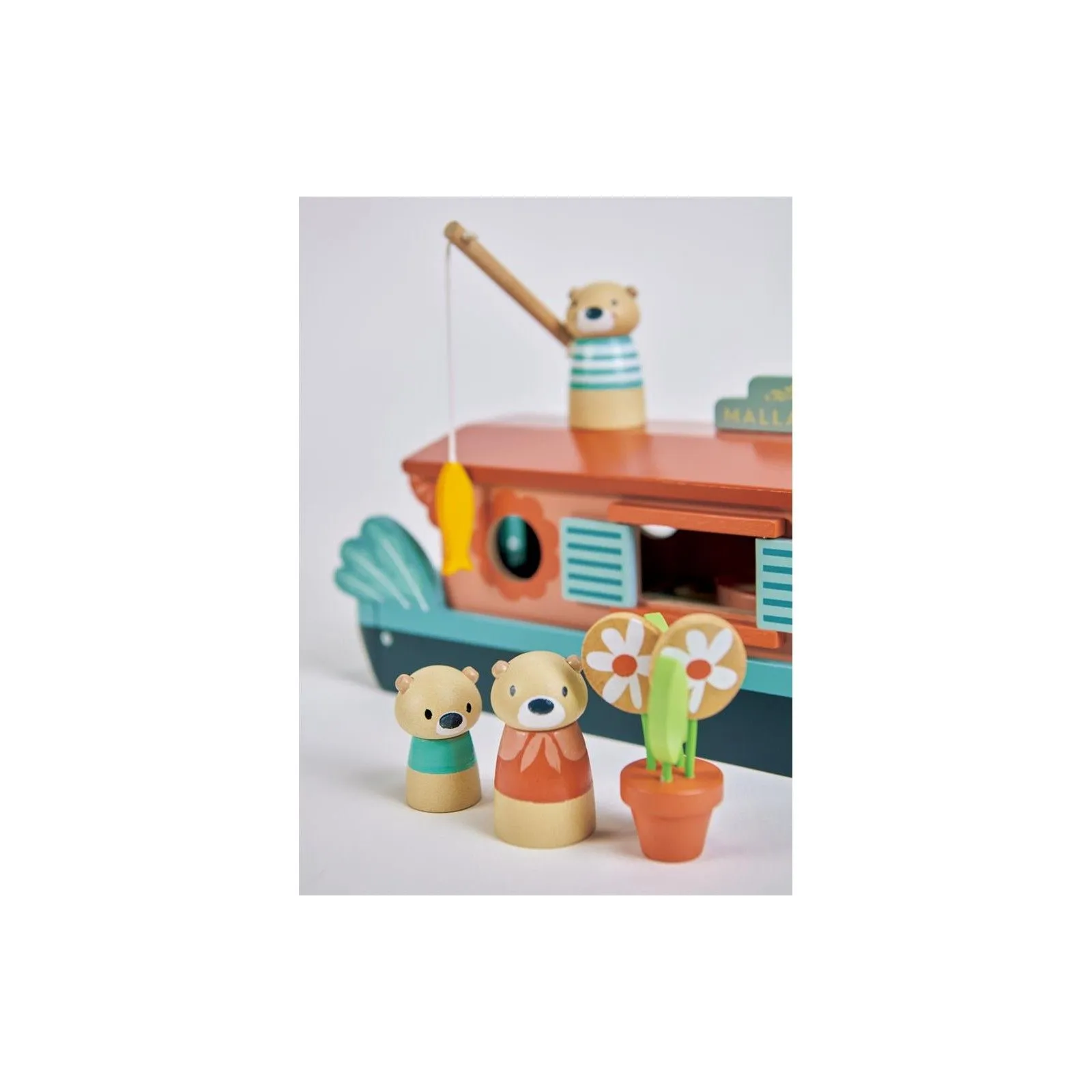 Little Otter Canal Boat - TLT-8339 - Tender Leaf Toys - Figures and accessories - Le Nuage de Charlotte