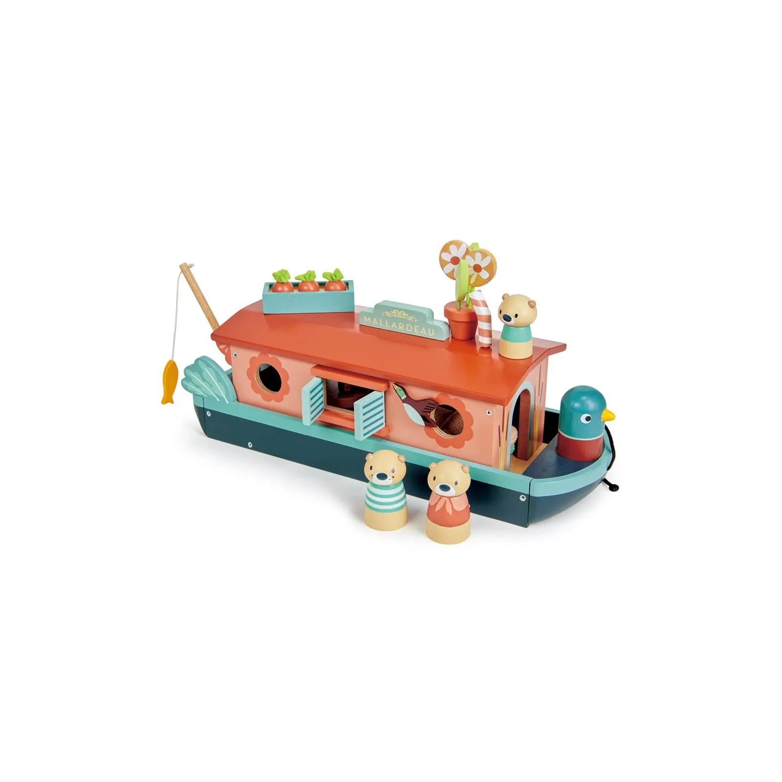Little Otter Canal Boat - TLT-8339 - Tender Leaf Toys - Figures and accessories - Le Nuage de Charlotte