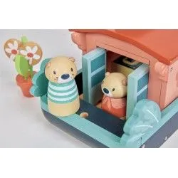 Little Otter Canal Boat - TLT-8339 - Tender Leaf Toys - Figures and accessories - Le Nuage de Charlotte