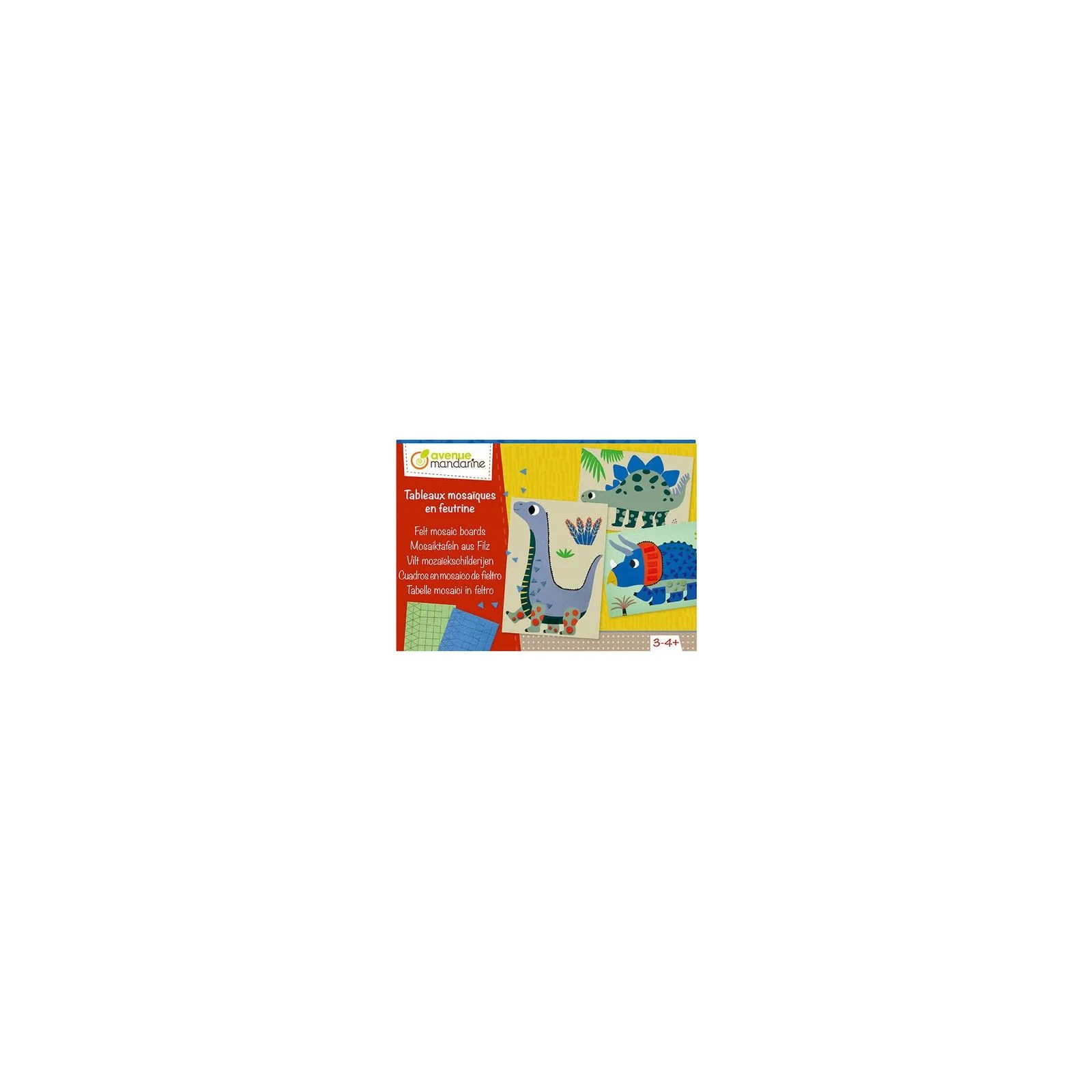 Creative box, Felt mosaic boards - AVM-KC091C - Avenue Mandarine - Creative boxes - Le Nuage de Charlotte