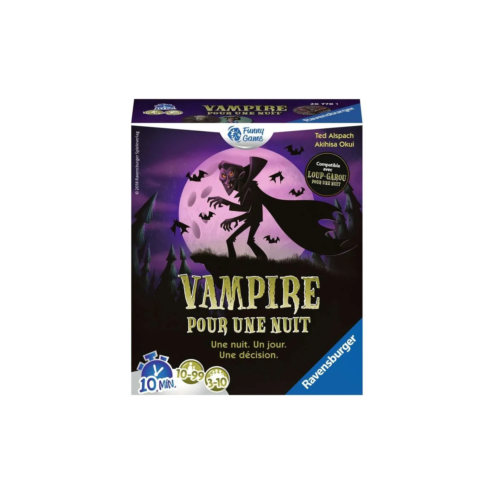 Vampire pour une nuit - RAV-267781 - Ravensburger - Jeux de société - Le Nuage de Charlotte