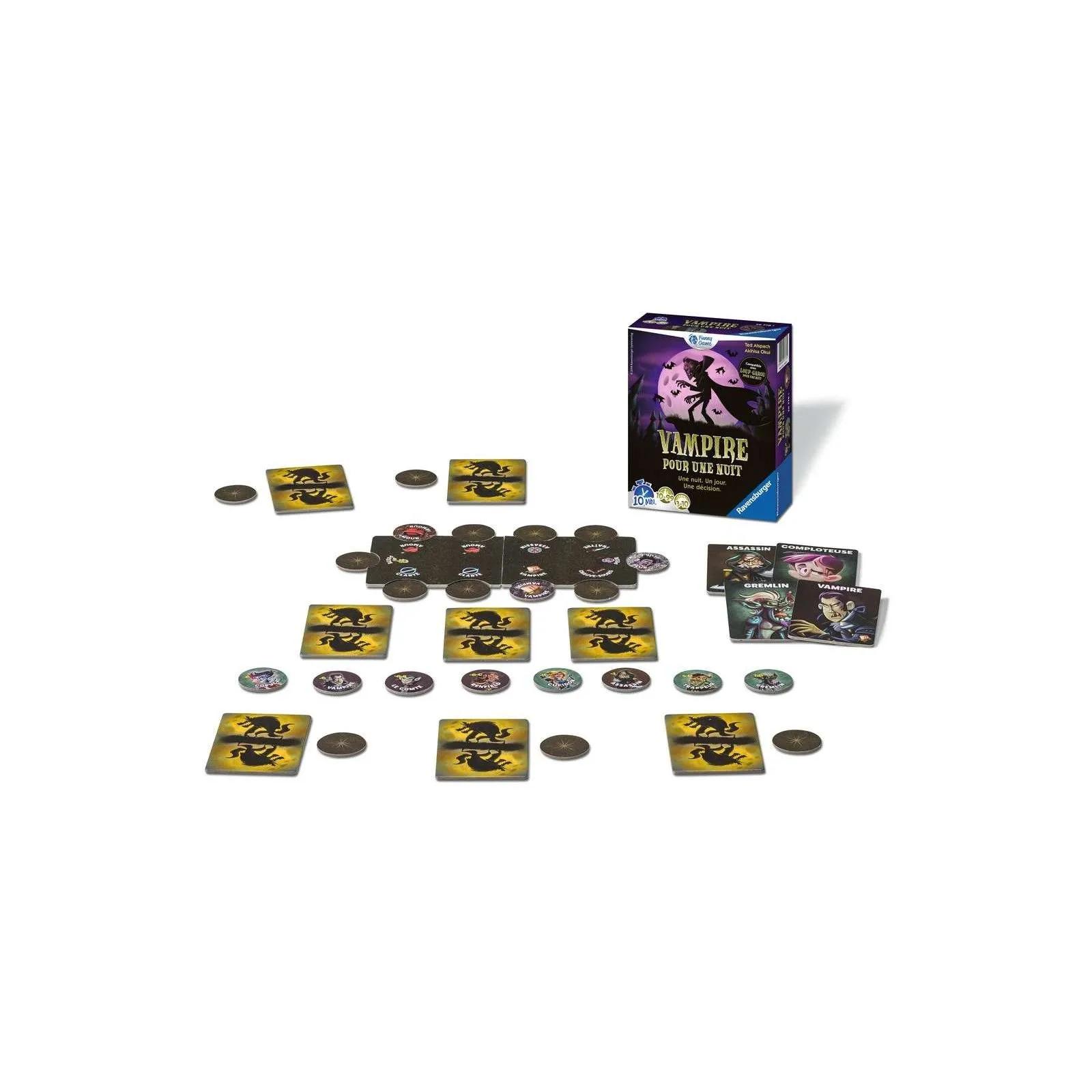 Vampire pour une nuit - RAV-267781 - Ravensburger - Board Games - Le Nuage de Charlotte