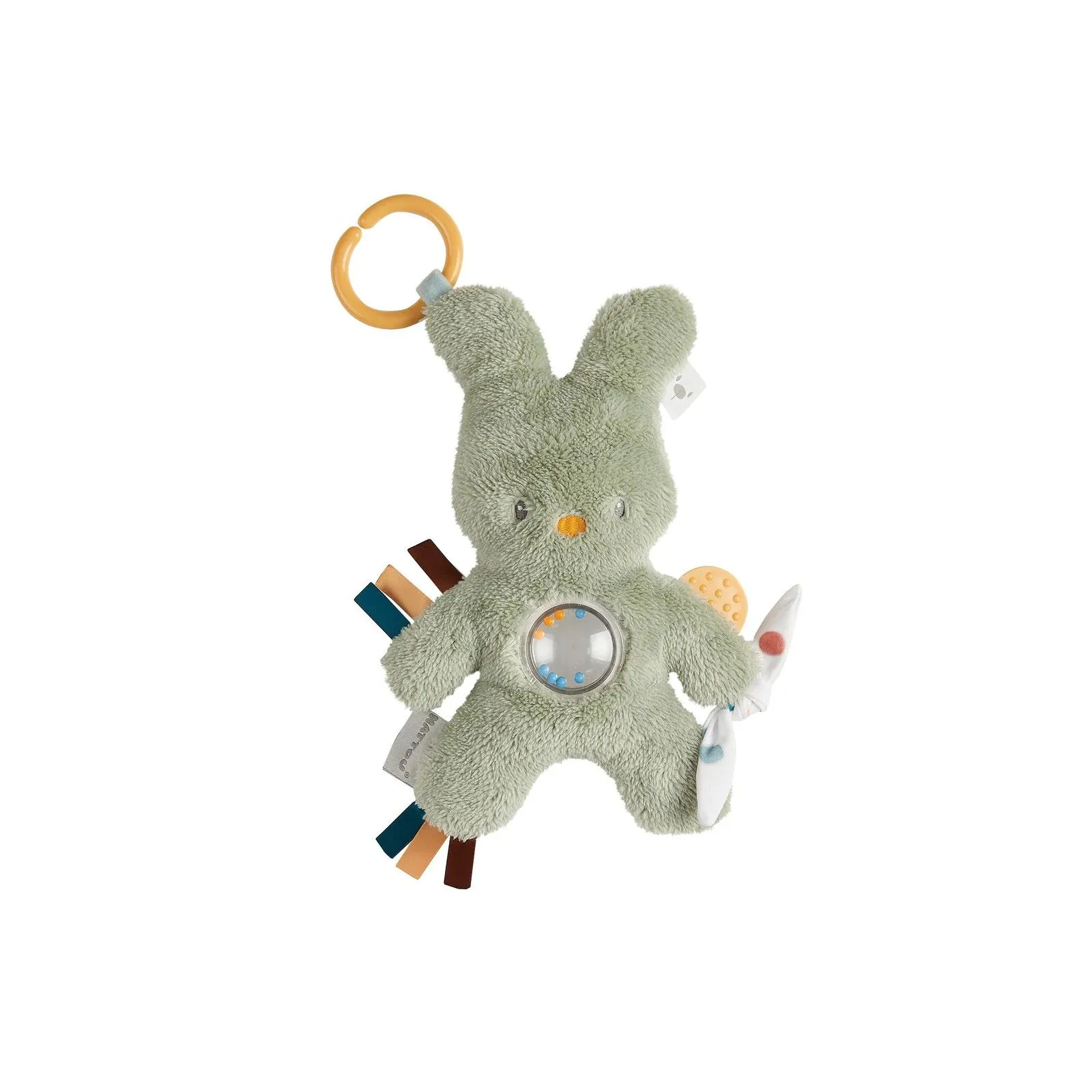 Doudou d'Activité Lapin Tipidou vert - NATT-830126 - Nattou - Jouets d'activité - Le Nuage de Charlotte