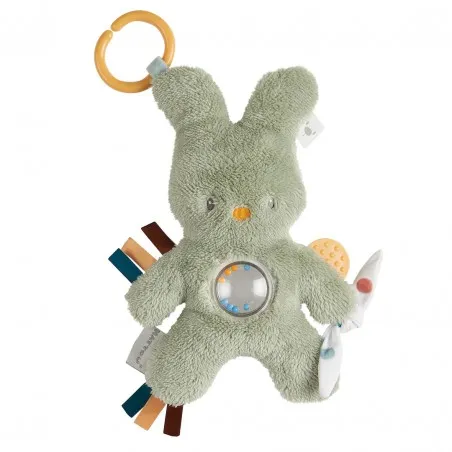 Activity Cuddly Rabbit Tipidou green - NATT-830126 - Nattou - Activity Toys - Le Nuage de Charlotte