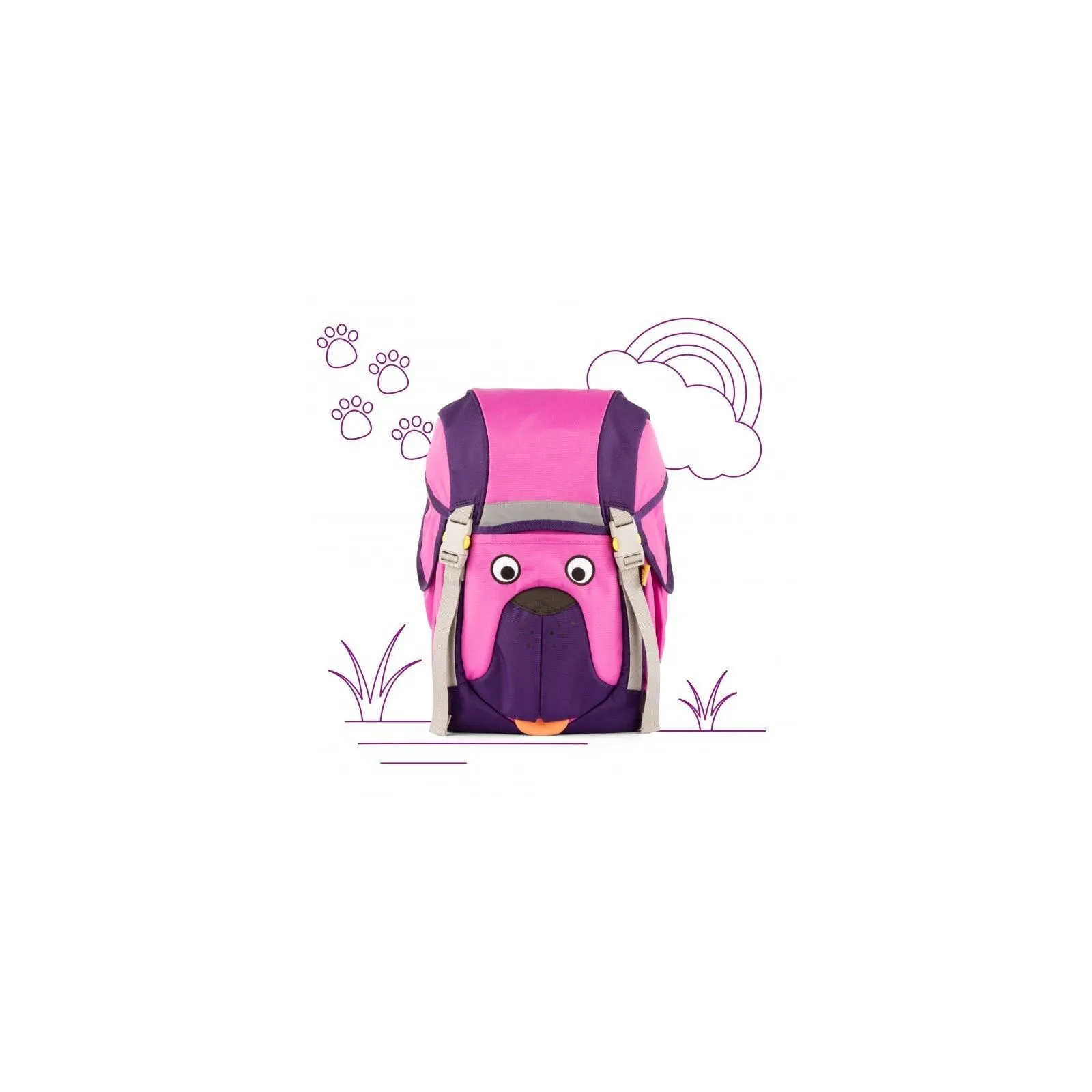 Walki Backpack Winnie Wuff - AFF-AFZ-WAK-001-402 - AFFENZAHN - Backpacks - Le Nuage de Charlotte