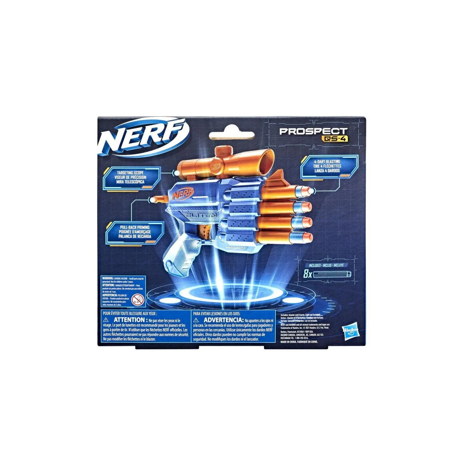 Nerf Elite 2.0 Prospect QS-4 - HAS-F4190 - Hasbro - Outdoor Play - Le Nuage de Charlotte