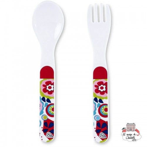 Spoon / Fork - Emily the Owl - STE-6811621 - Sterntaler - Plates and Bowls - Le Nuage de Charlotte