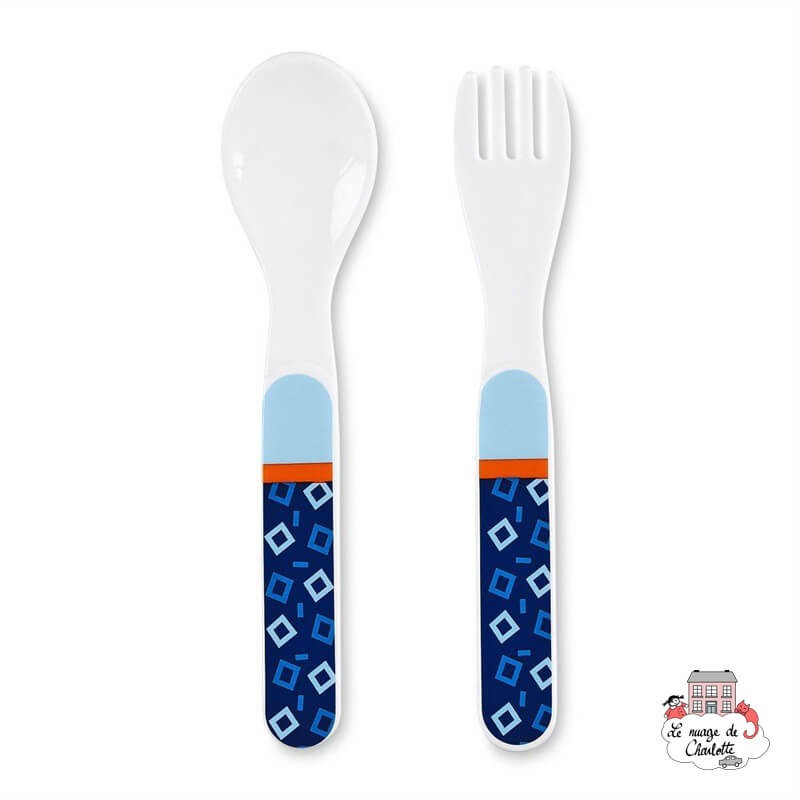 Spoon / Fork - Norbert the Hippopotamus - STE-6811620 - Sterntaler - Plates and Bowls - Le Nuage de Charlotte