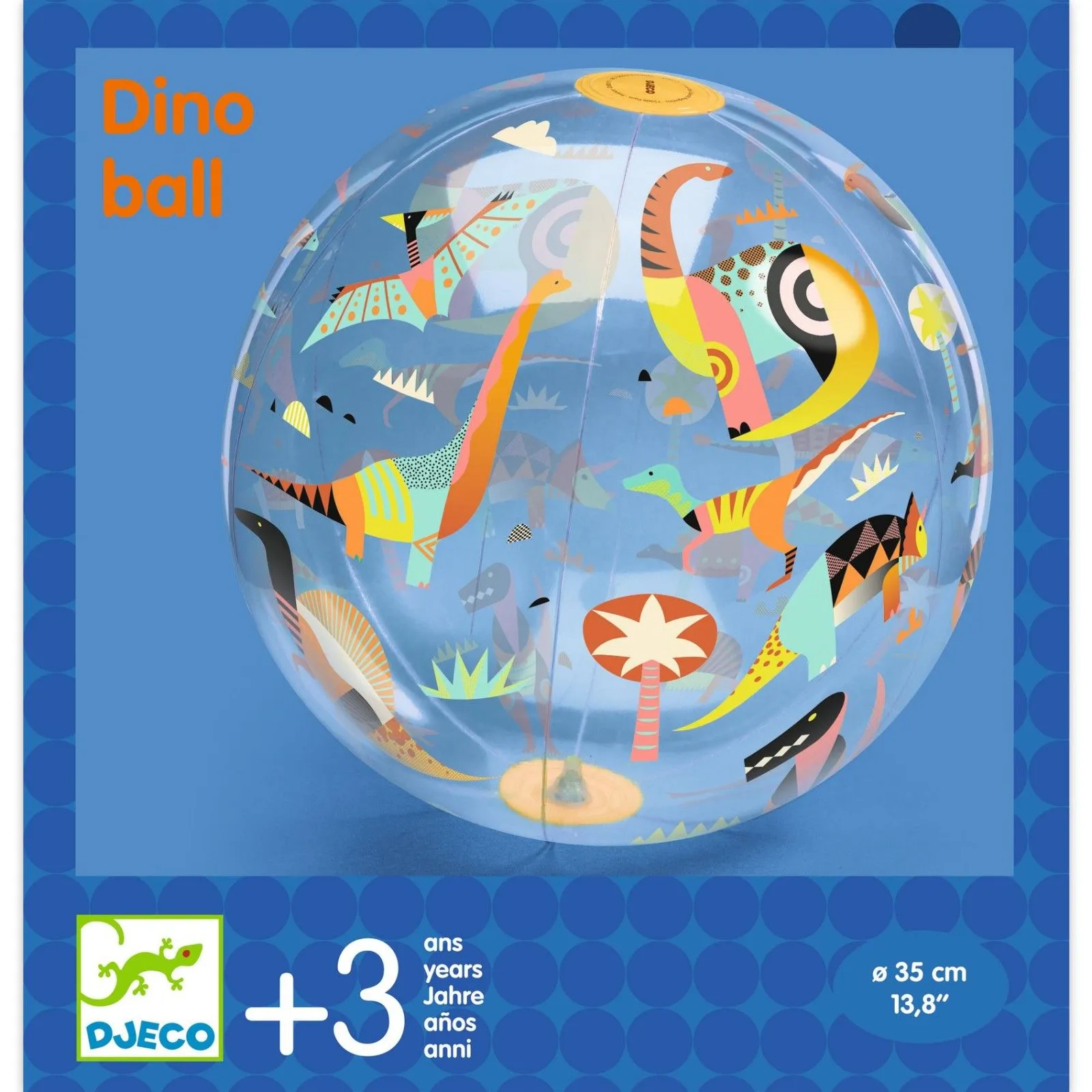 Dino ball - DJE-DJ00174 - DJECO - Balles - Le Nuage de Charlotte