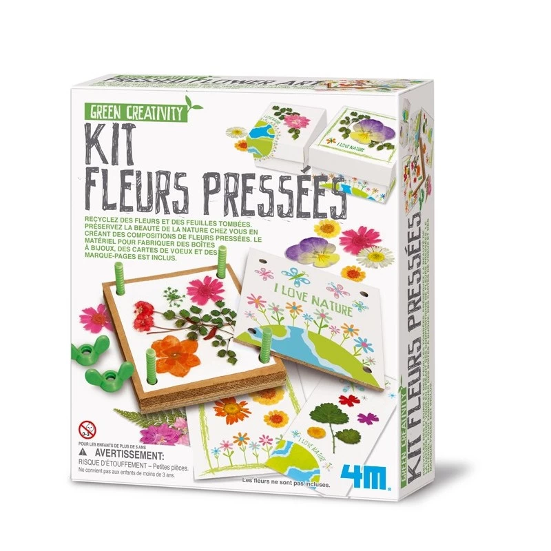 Kit fleurs pressées - 4M-5664567 - 4M - Nature et découvertes - Le Nuage de Charlotte