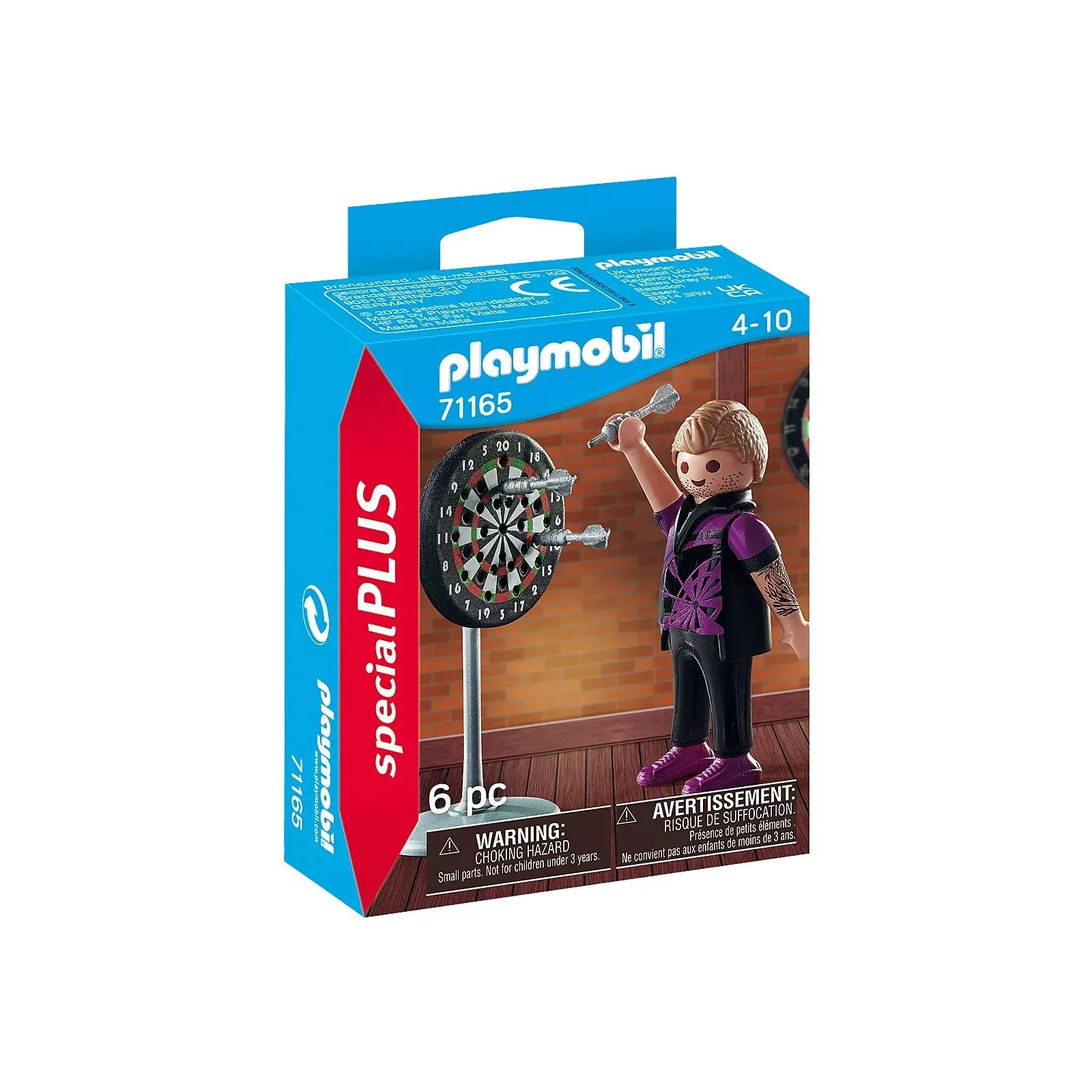 Joueur de fléchettes - PLAY-71165 - Playmobil - Playmobil - Le Nuage de Charlotte