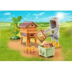 Beekeeper with beehive - PLAY-71253 - Playmobil - Playmobil - Le Nuage de Charlotte