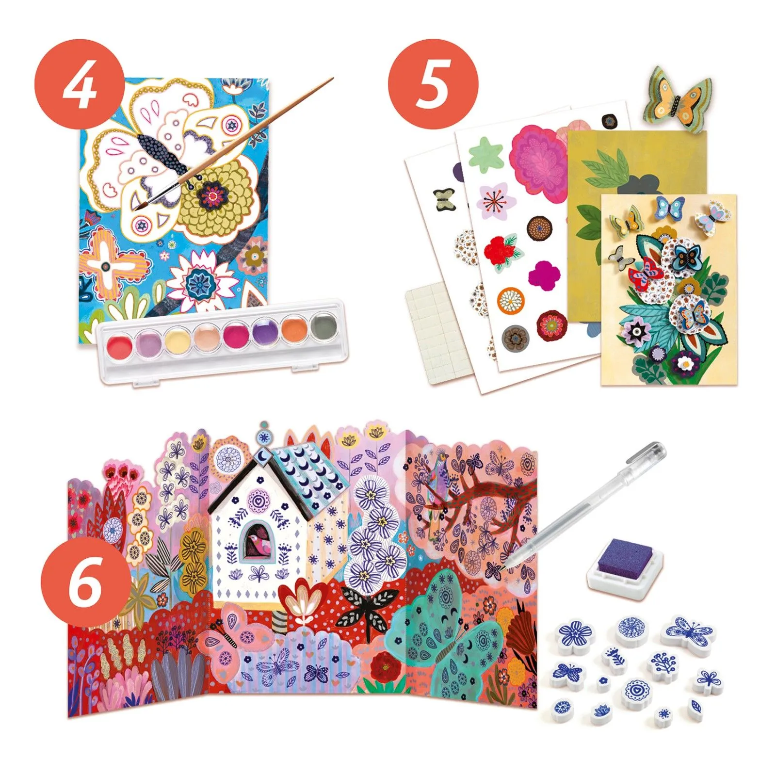 The flower garden - DJE-DJ09330 - DJECO - Creative boxes - Le Nuage de Charlotte