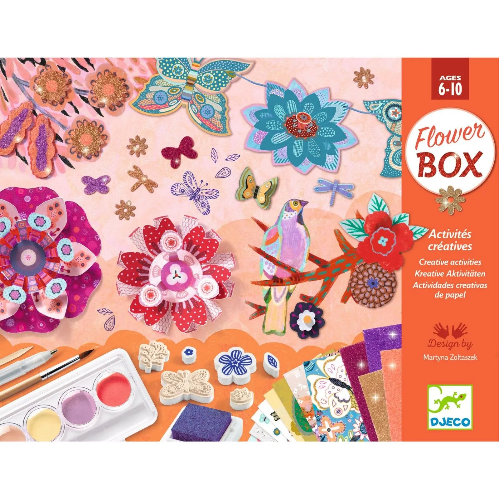 The flower garden - DJE-DJ09330 - DJECO - Creative boxes - Le Nuage de Charlotte