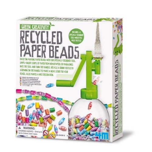 Perles en papier recyclé - 4M-5664588 - 4M - Boîtes créative - Le Nuage de Charlotte