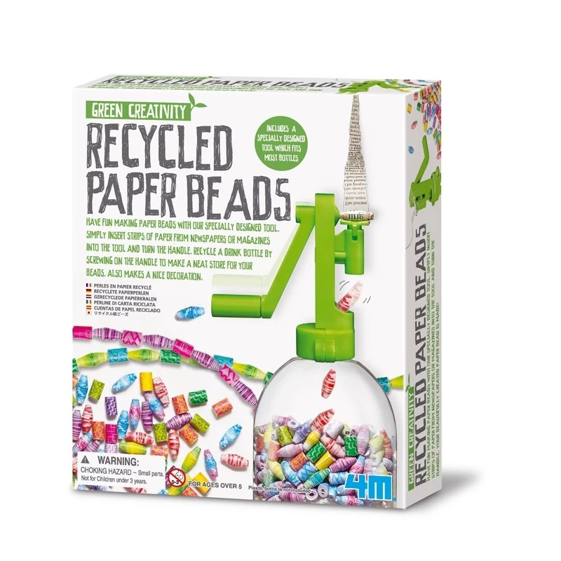 Perles en papier recyclé - 4M-5664588 - 4M - Boîtes créative - Le Nuage de Charlotte