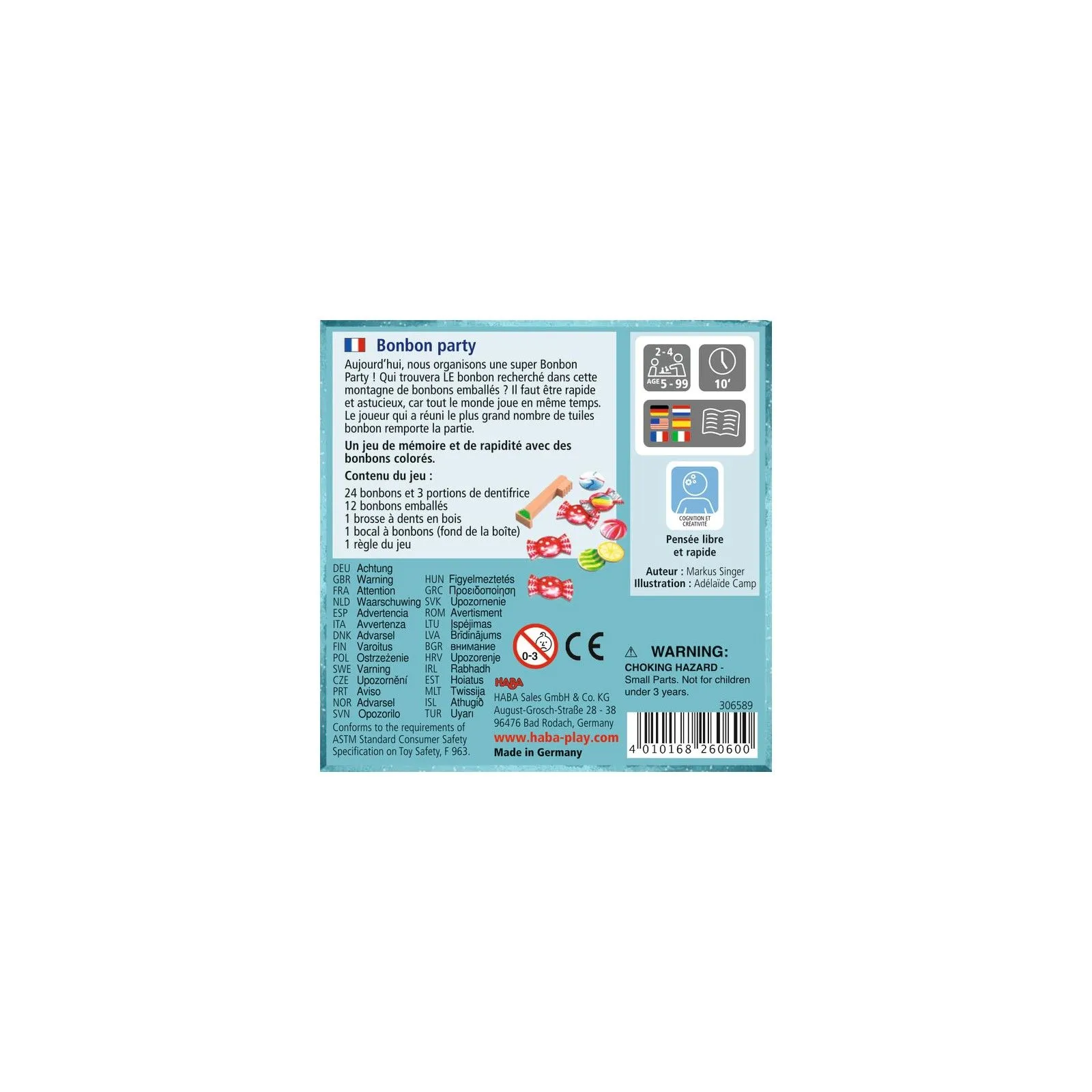 Bonbon party - HAB-306589 - Haba - Board Games - Le Nuage de Charlotte