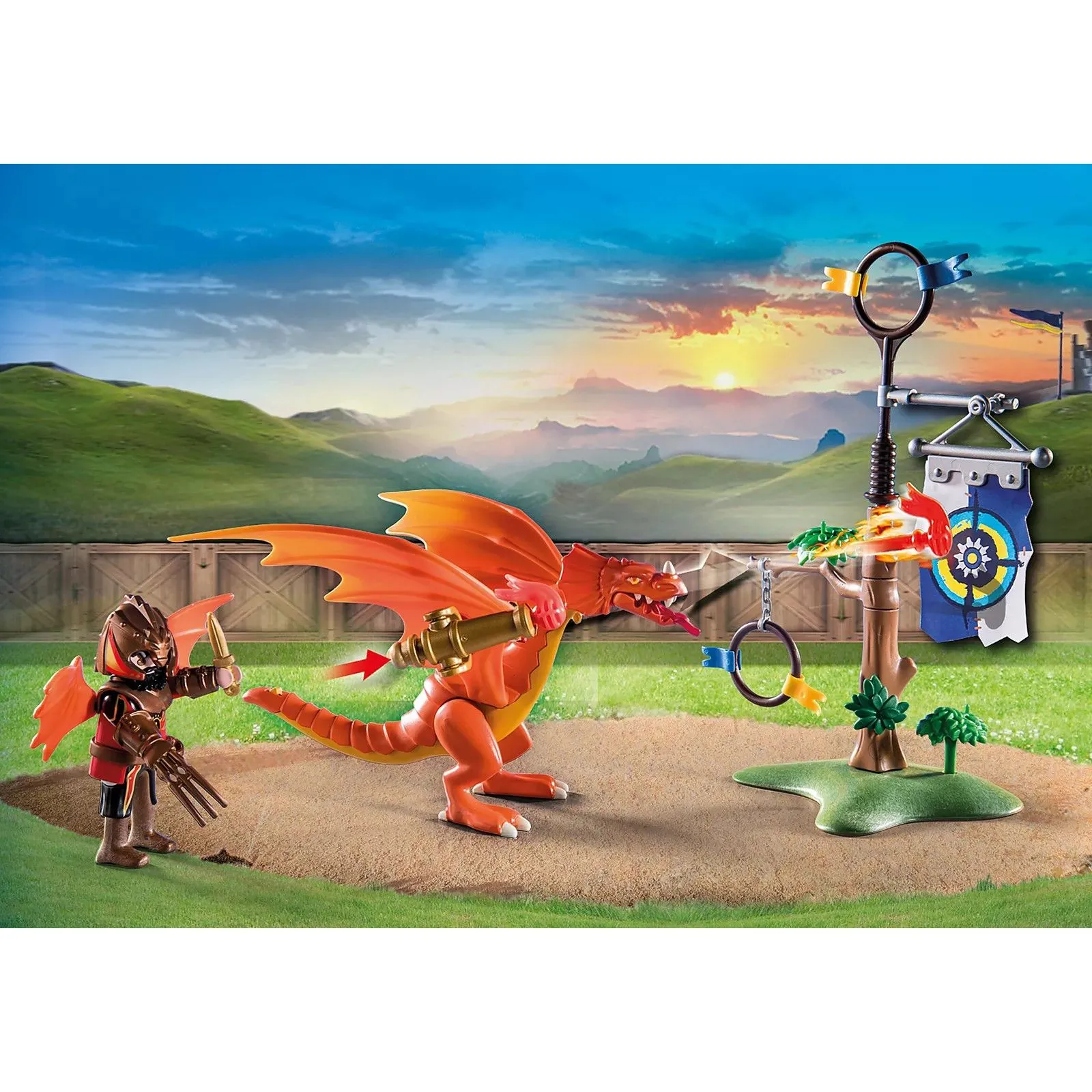 Tournoi Chevalier Novelmore contre Combattant Burnham Raider - PLAY-71210 - Playmobil - Playmobil - Le Nuage de Charlotte