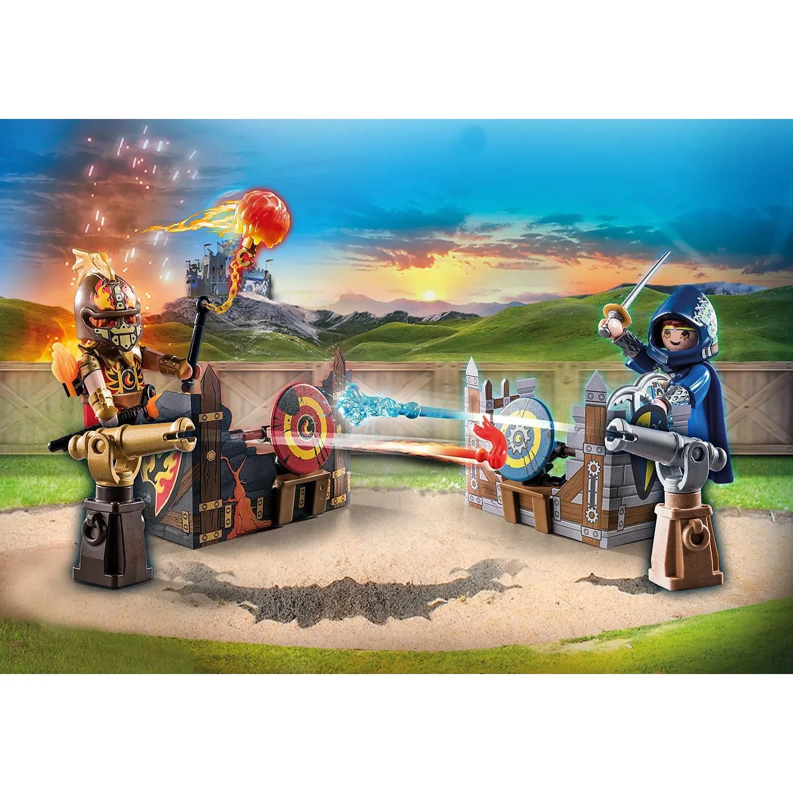 Duel Chevalier Novelmore et Burnham Raider - PLAY-71212 - Playmobil - Playmobil - Le Nuage de Charlotte