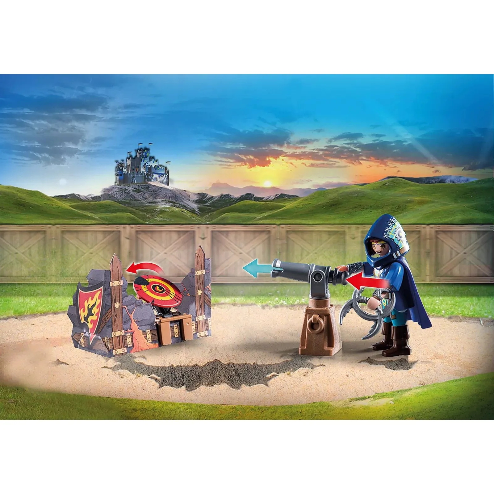 Duel Chevalier Novelmore et Burnham Raider - PLAY-71212 - Playmobil - Playmobil - Le Nuage de Charlotte