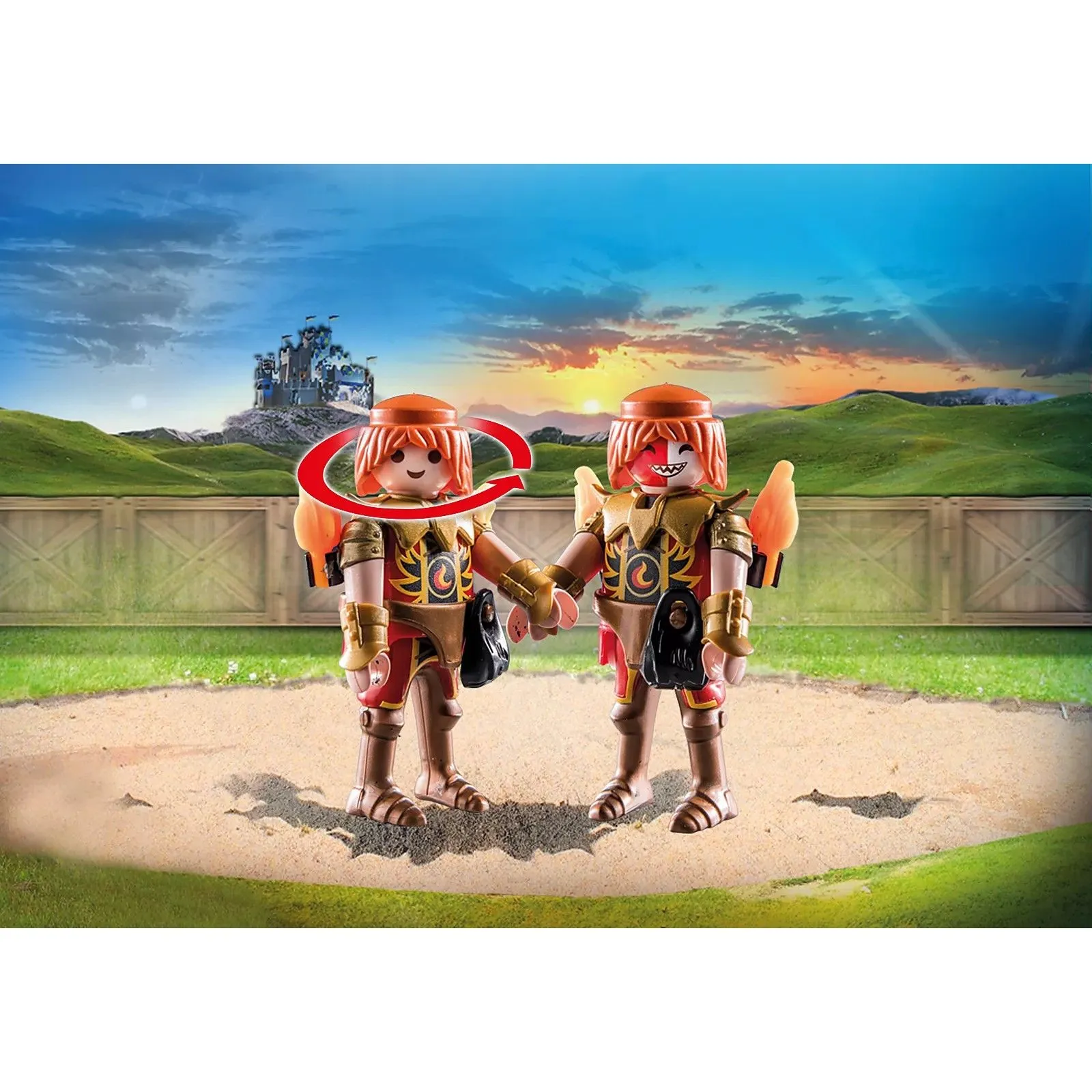 Duel Knight Novelmore and Burnham Raider - PLAY-71212 - Playmobil - Playmobil - Le Nuage de Charlotte