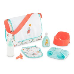 Diaper Bag and Accessories for 36 and 42 cm Dolls - COR-9000141300 - Corolle - Doll's Accessories - Le Nuage de Charlotte
