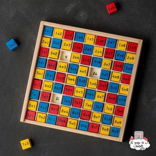Makes learning the times tables fun!! Wooden Times Tables Board 