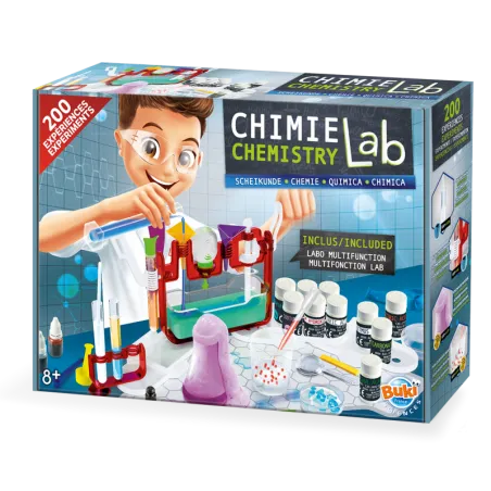 Chemistry Lab - 200 unique experiments - BUK-BU8364 - Buki - Educational kits - Le Nuage de Charlotte