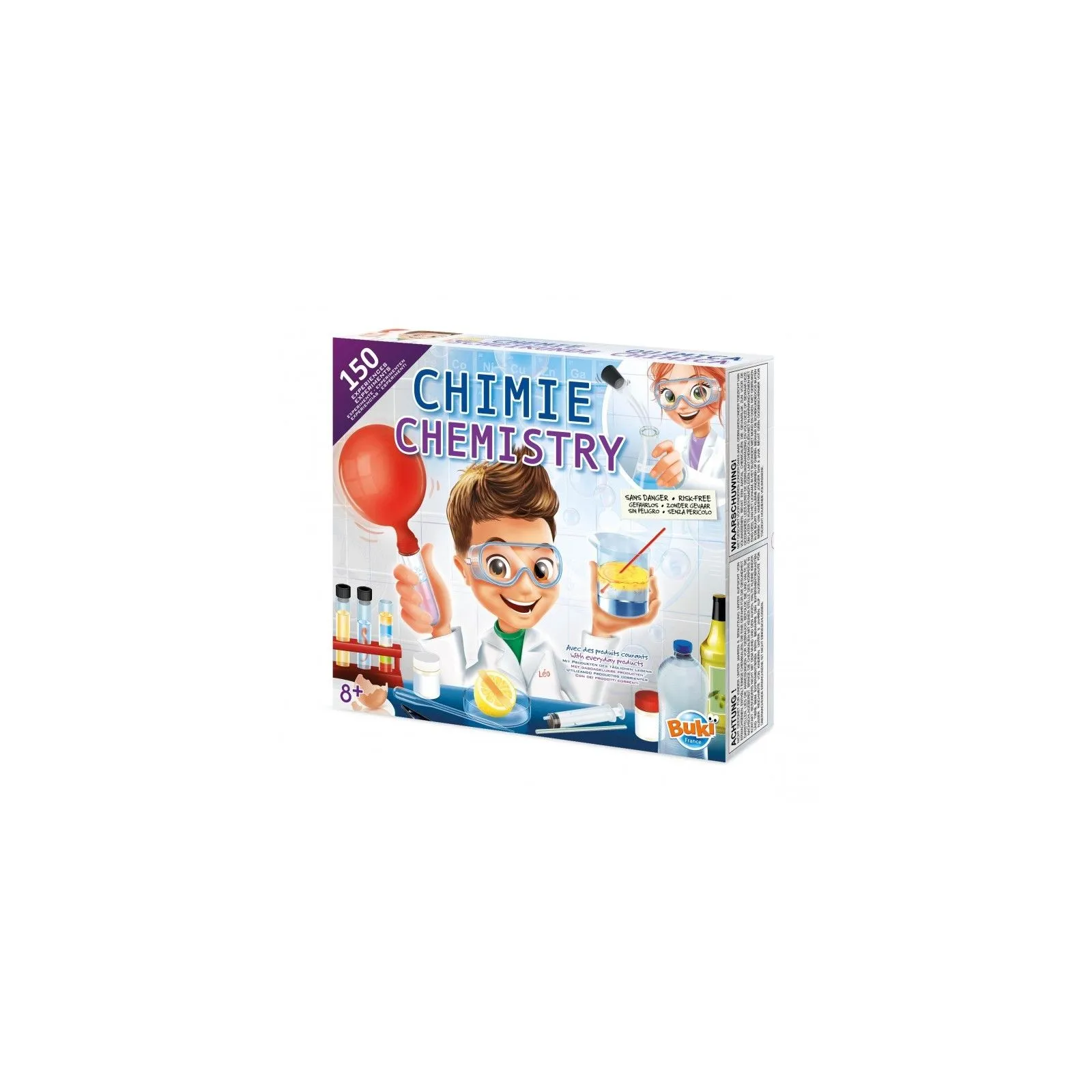 Chemistry Lab - 150 safe experiments - BUK-BU8360 - Buki - Educational kits - Le Nuage de Charlotte