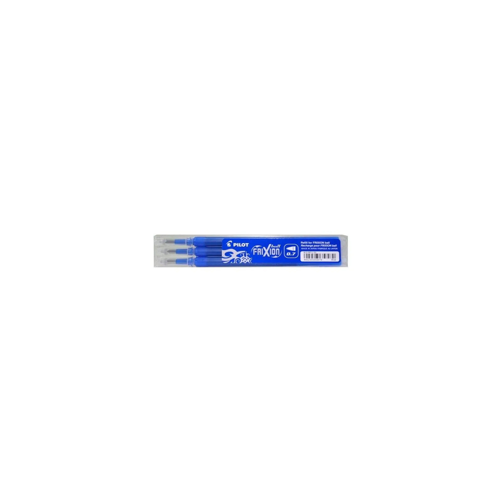 Refill "Frixion Ball & Clicker" 0.7mm, Set of 3 pieces - blue - PILO-BLS-FR7-L-3S - Pilot - Pens, pencils, ... - Le Nuage de ...