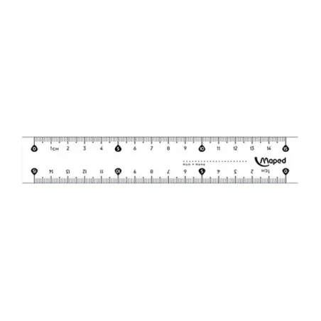 Maped Ruler 15 cm - MAPE-M146507 - Maped - Rulers - Le Nuage de Charlotte