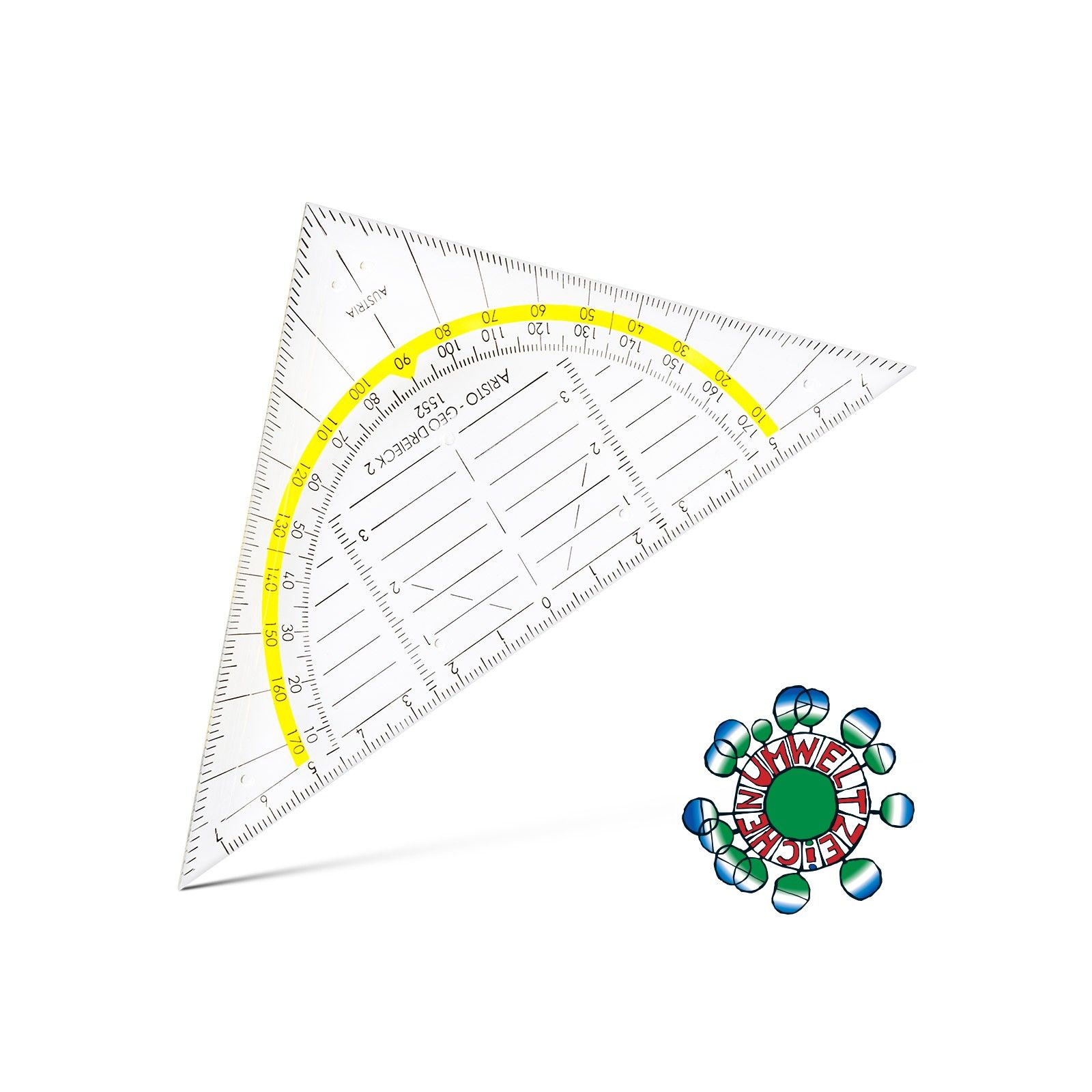 Aristo AR5040 Burmester Lot De 3 Règles Courbes Transparentes - Gabarits Pour Dessin Technique Et Créatif