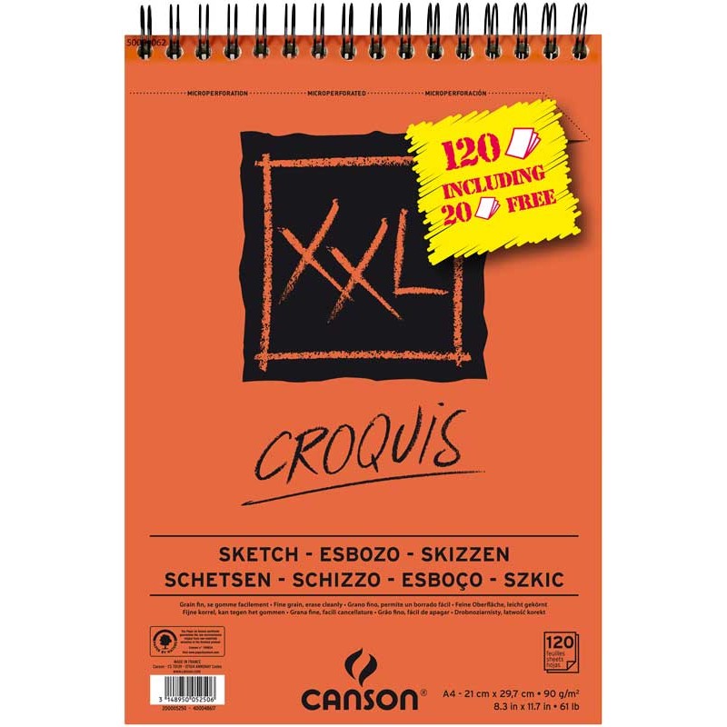 Acheter Canson XL® Croquis A4 - Cahiers, carnets,  - Canson - Le
