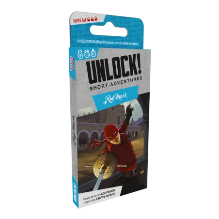 Unlock! Short 7 - Red mask - SPC-191678 - Z-Man - Board Games - Le Nuage de Charlotte