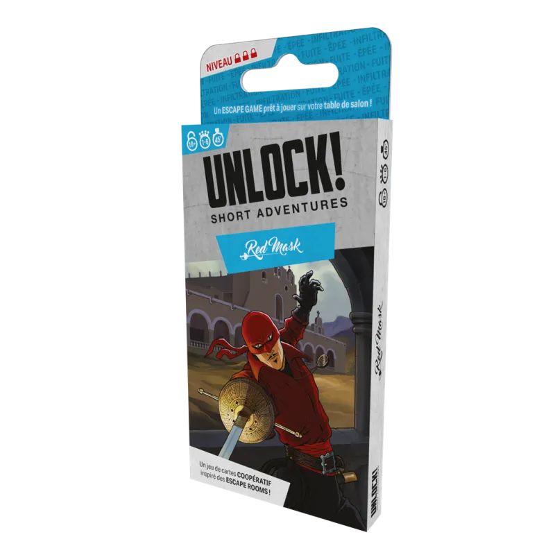 Unlock! Short 7 - Red mask - SPC-191678 - Z-Man - Jeux de société - Le Nuage de Charlotte