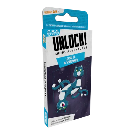 Unlock! Short 8 - Le Chat de M. Schrödinger - SPC-191679 - Z-Man - Jeux de société - Le Nuage de Charlotte