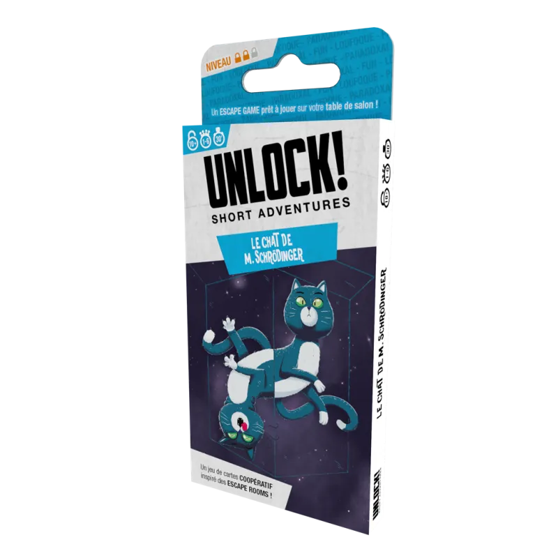 Unlock! Short 8 - Le Chat de M. Schrödinger - SPC-191679 - Z-Man - Board Games - Le Nuage de Charlotte