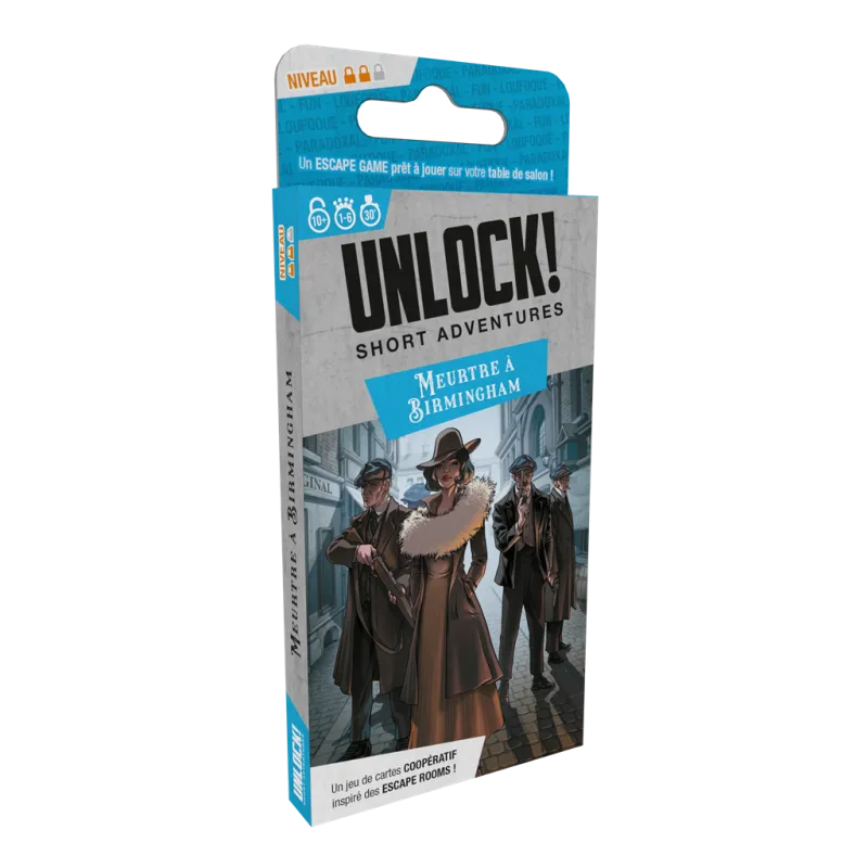 Unlock! Short 9 - Meurtre à Birmingham - SPC-191719 - Z-Man - Jeux de société - Le Nuage de Charlotte