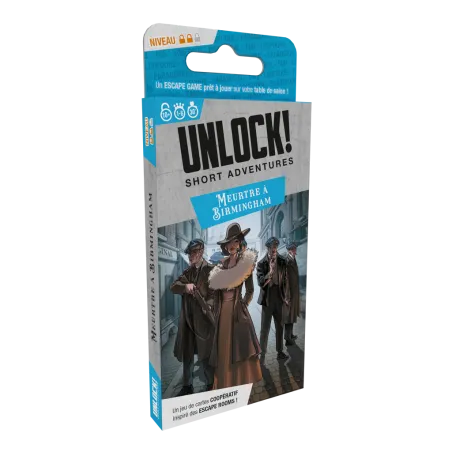 Unlock! Short 9 - Meurtre à Birmingham - SPC-191719 - Z-Man - Jeux de société - Le Nuage de Charlotte