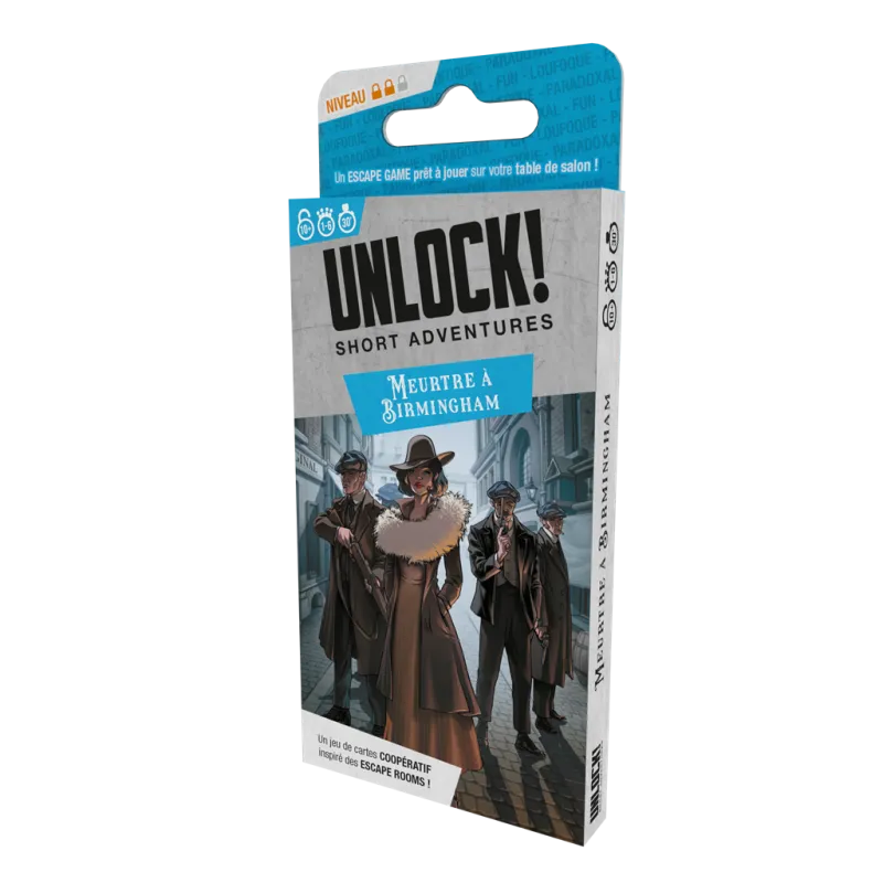 Unlock! Short 9 - Meurtre à Birmingham - SPC-191719 - Z-Man - Jeux de société - Le Nuage de Charlotte